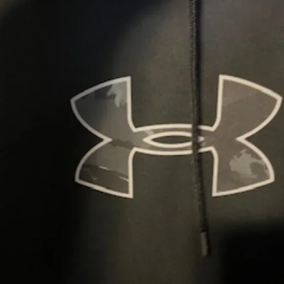 Men's Under Armour Sweatshirt, Size XL Black & Gray Camo patterned - Picture 5 of 9
